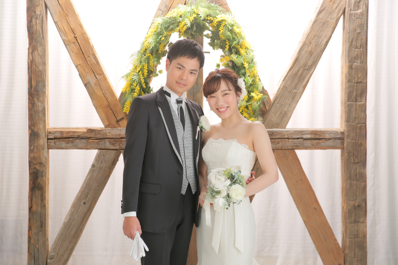 お二人寄り添って