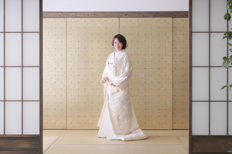 ご新婦様のソロショット。