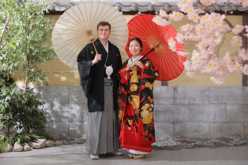 和傘を使うことができます ♪