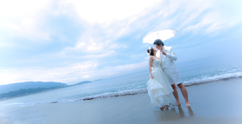 海辺でのロマンチックな１枚♪