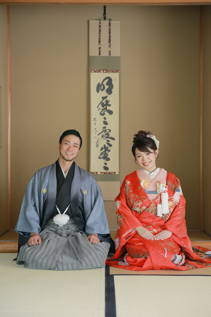 和室のある庭園ならでは♪