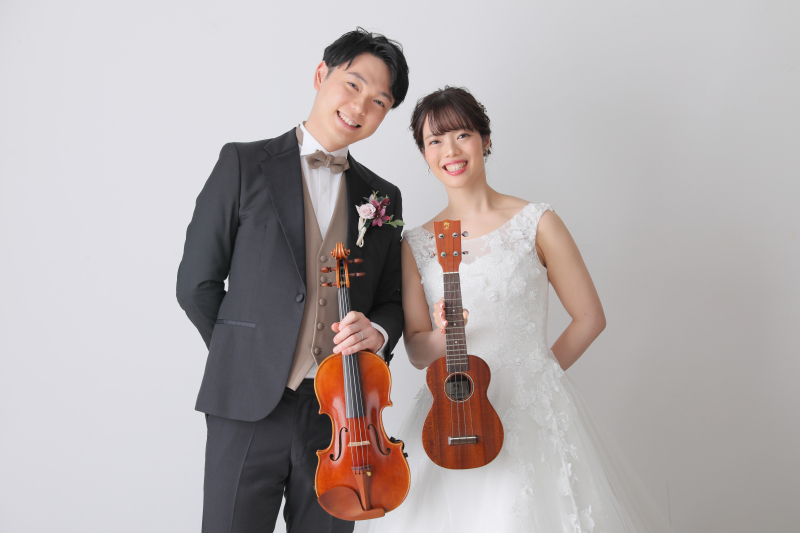 バイオリンとウクレレと。