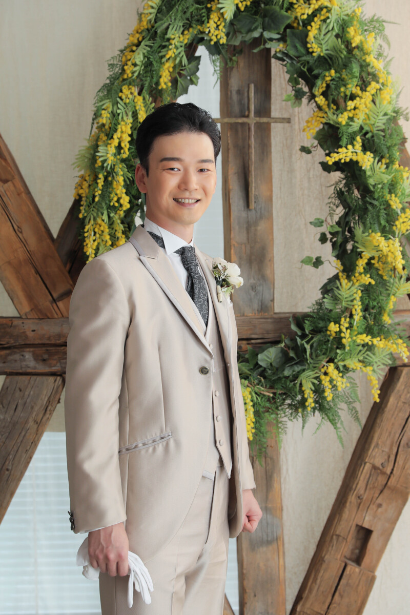 ご新郎様ソロショット