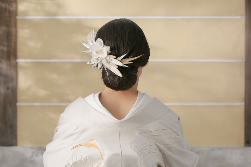 ヘアスタイルも