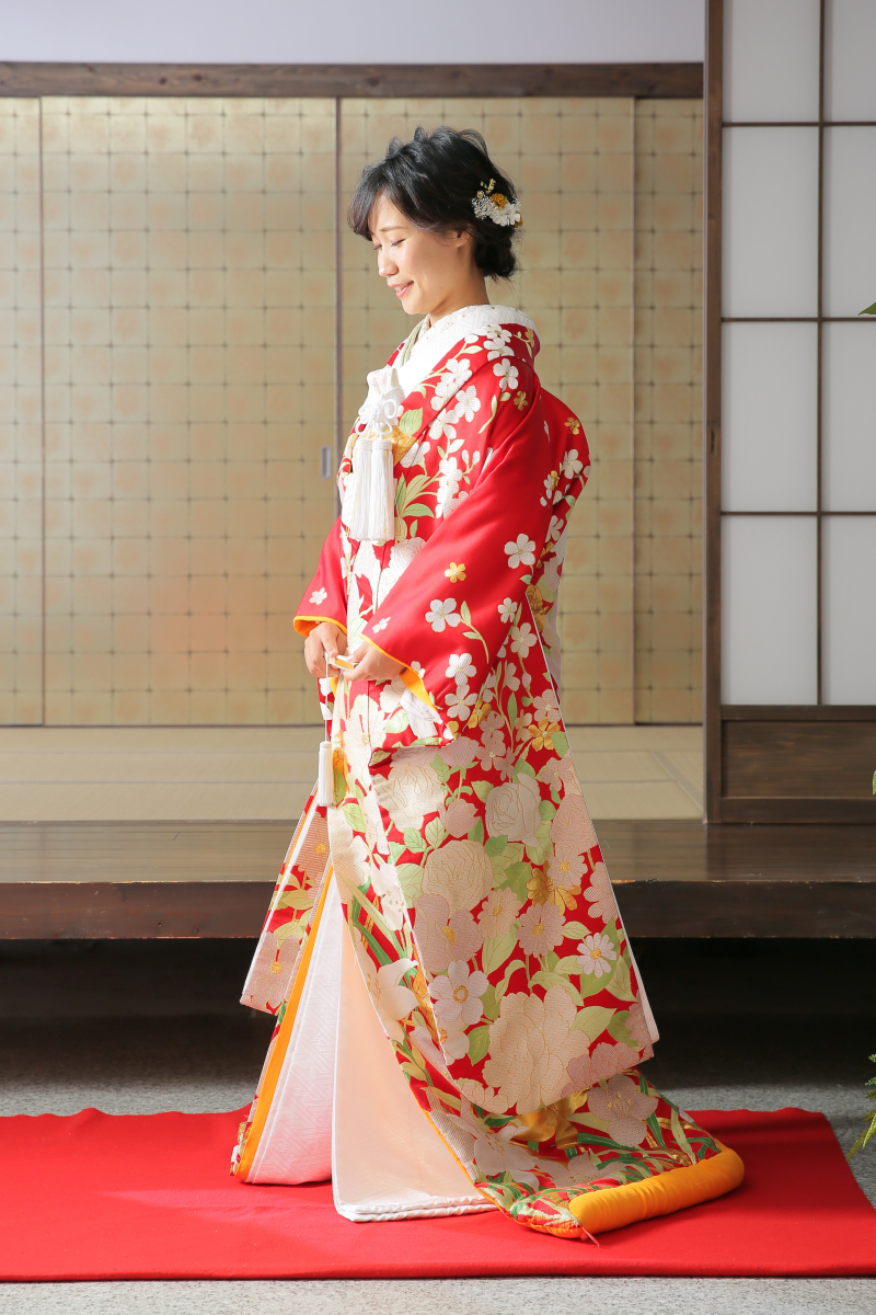 新婦様のソロショット。