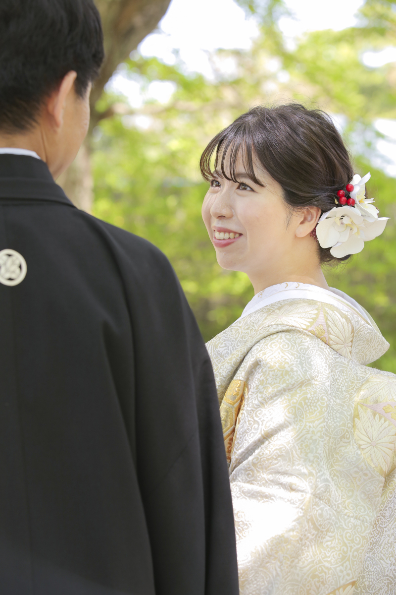 輝いていたご新婦様！