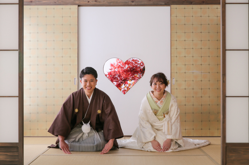 最後は正座ショット！