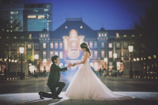 大人気★東京駅夜景ロケーションフォト！！