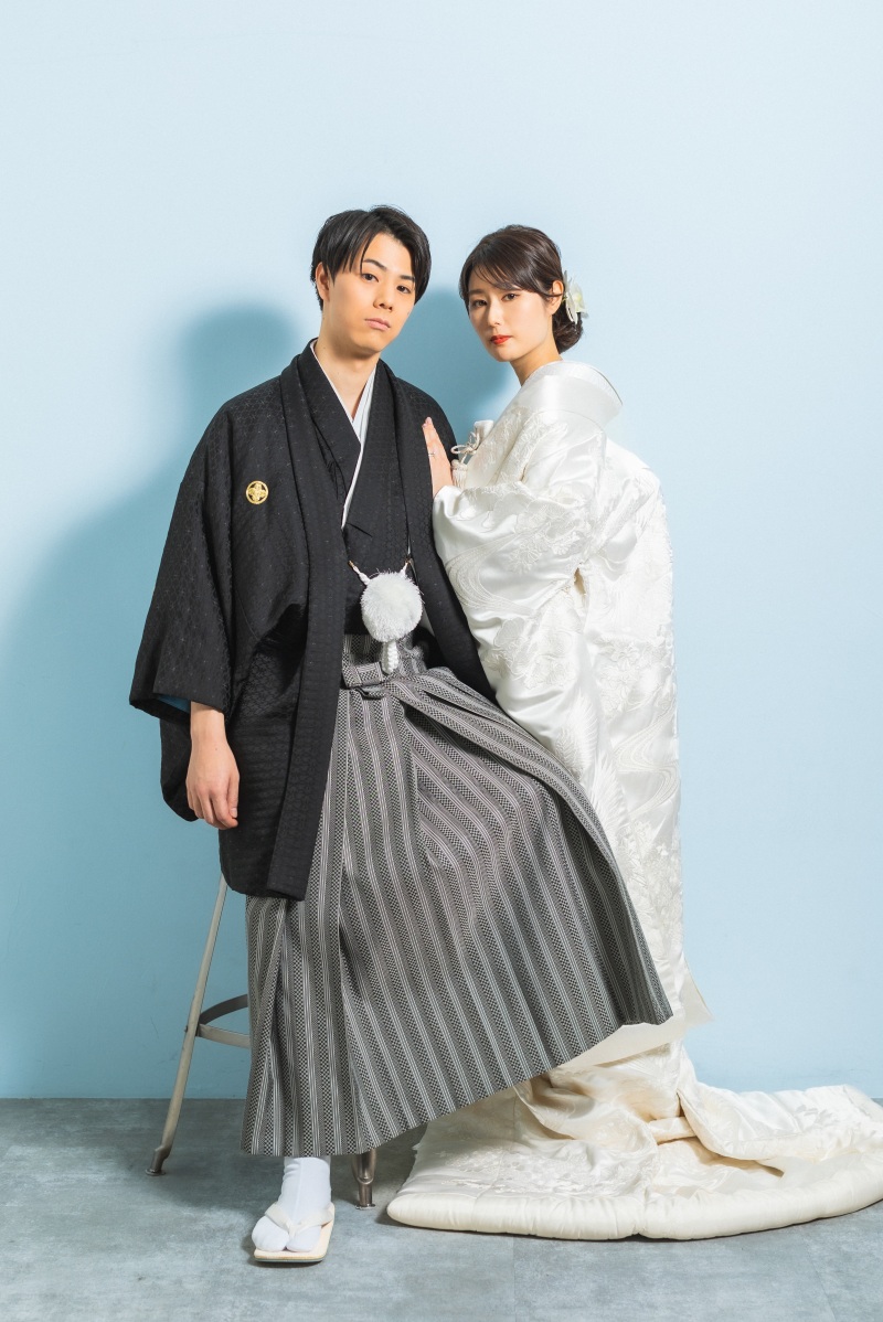 シンプルな無地の背景もおしゃれ