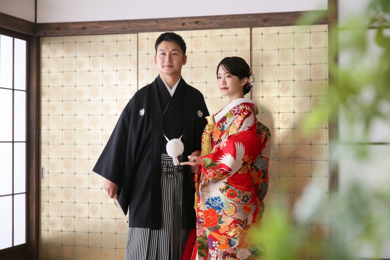 お茶室は色打掛で♪