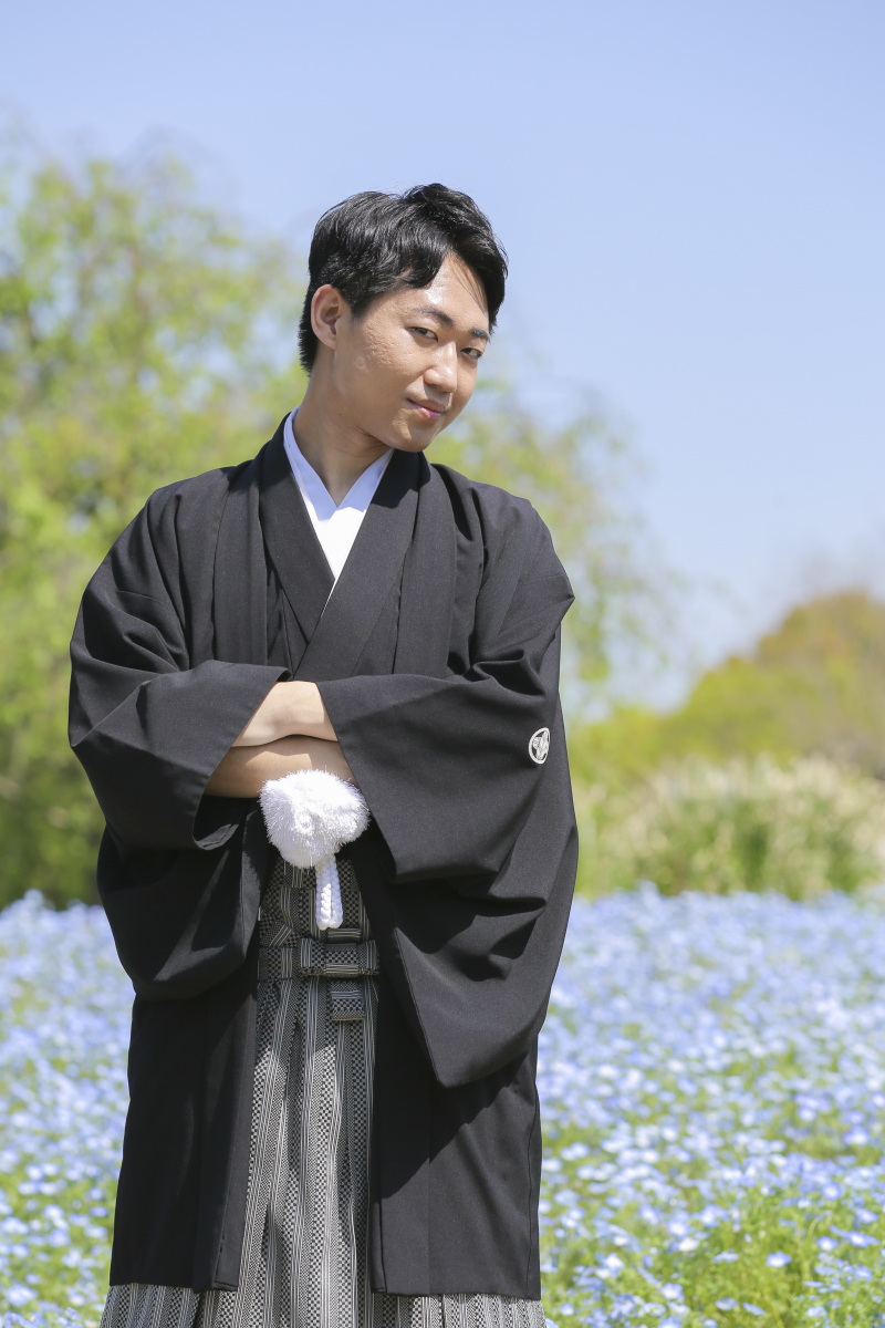 ご新郎様のソロショット。