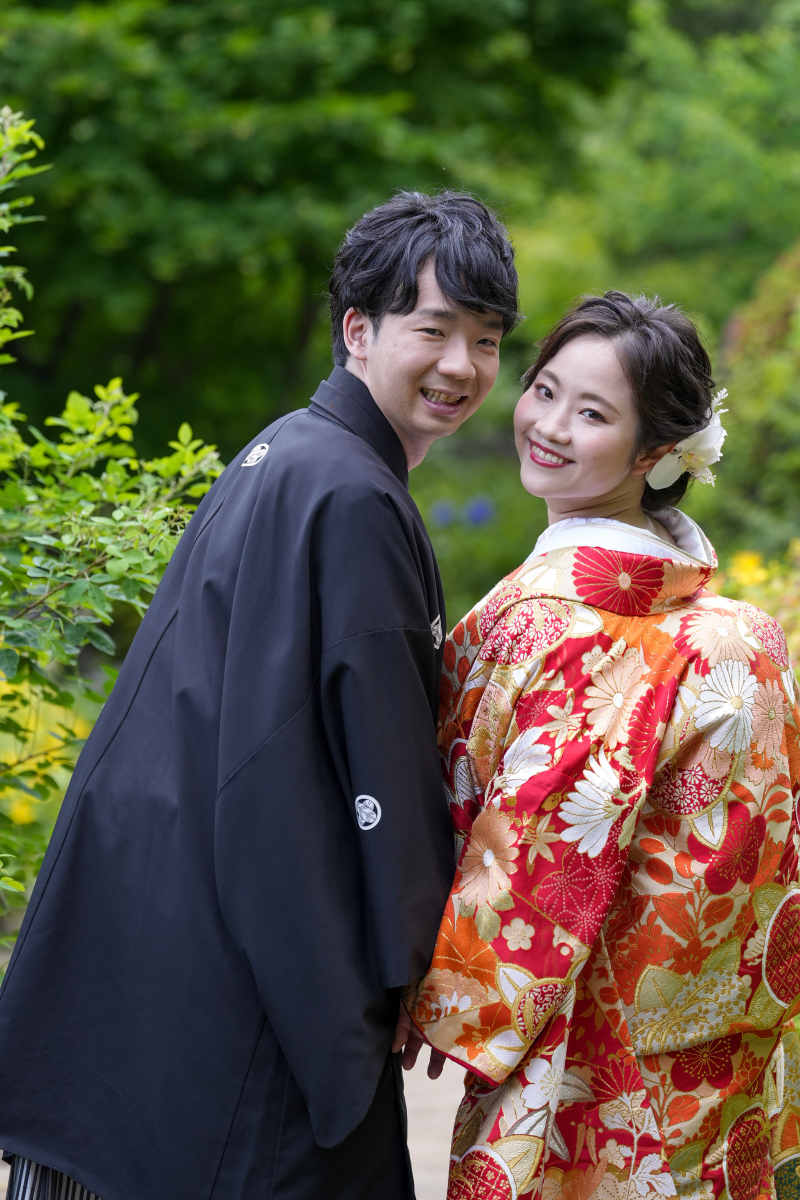 振り向きの笑顔！