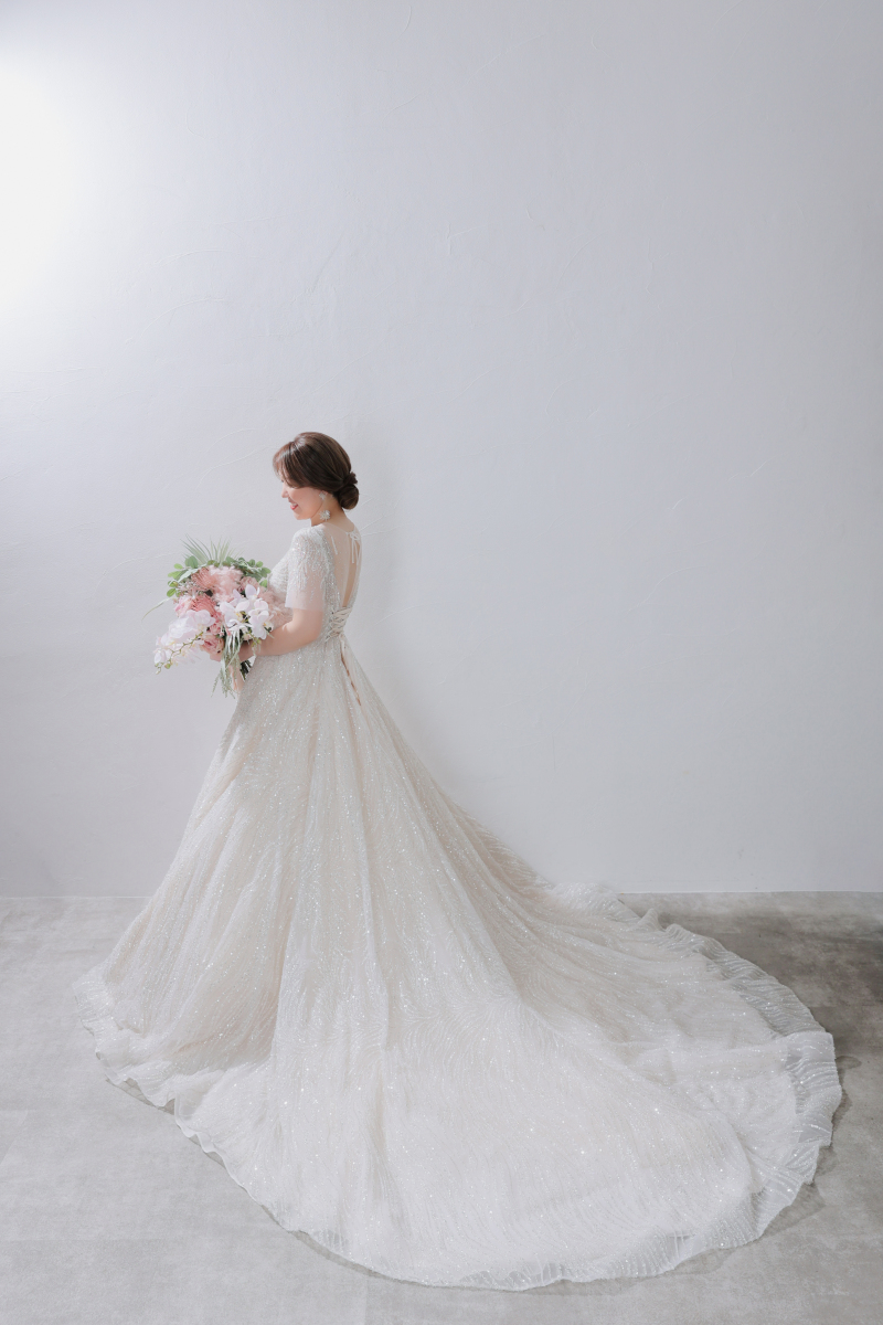 キラキラな後ろ姿