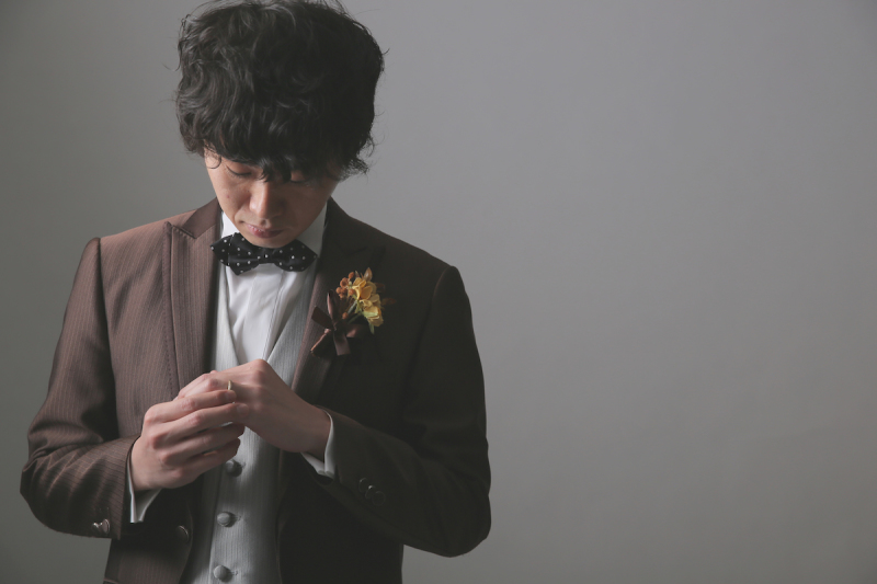 カッコいい新郎様！