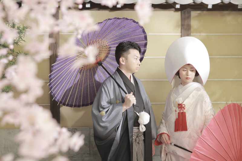 屋内庭園スタジオで、和装の記念写真を是非♪