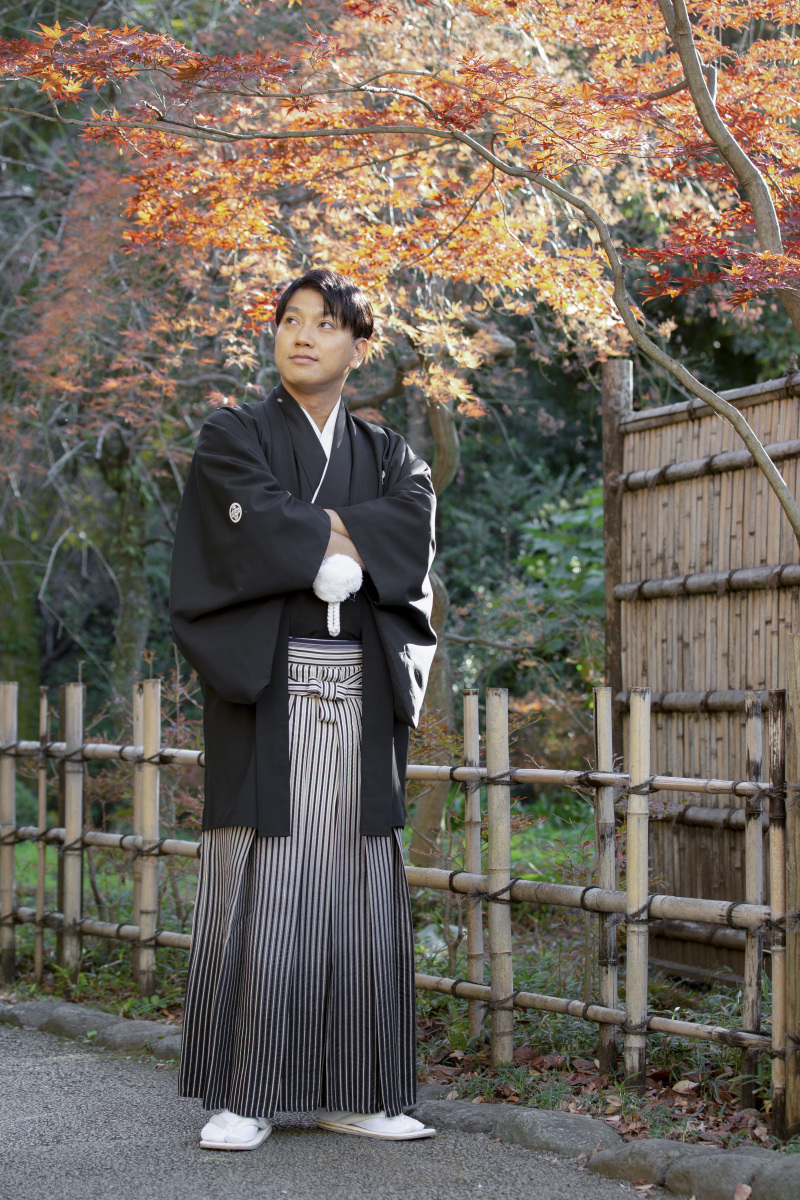 ご新郎様のソロショット。