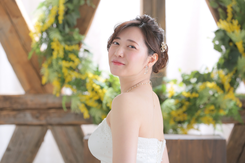 ご新婦様のソロショット