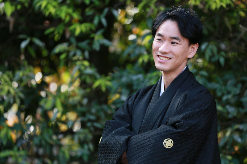 ご新郎様のソロショット