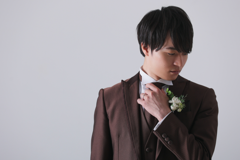 新郎さんのソロショット
