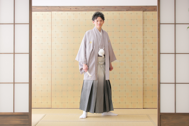 ご新郎様のソロショット。