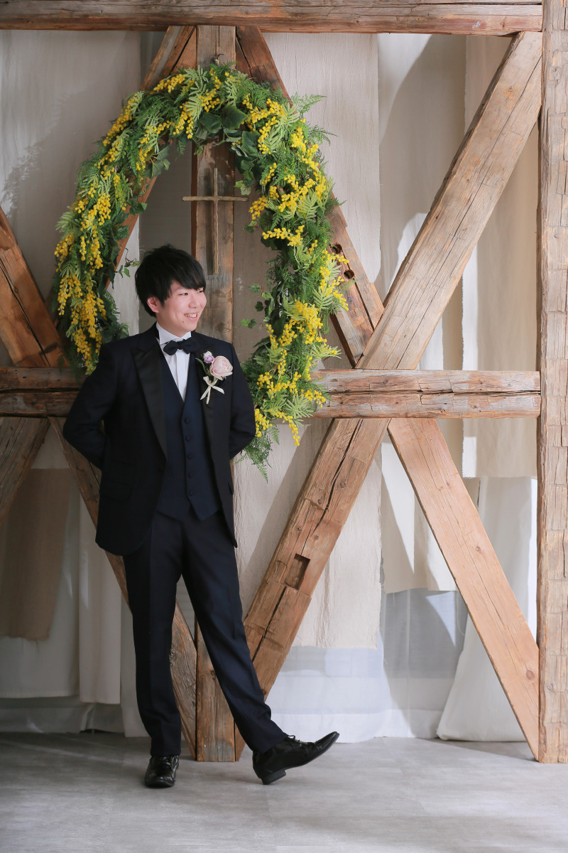 ご新郎様のソロカット