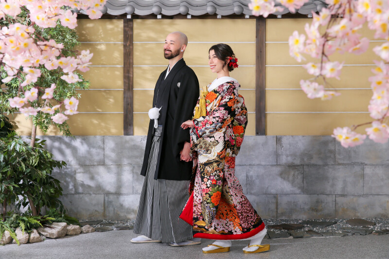 お二人の歩き姿