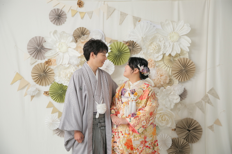 二つのスタジオで撮影