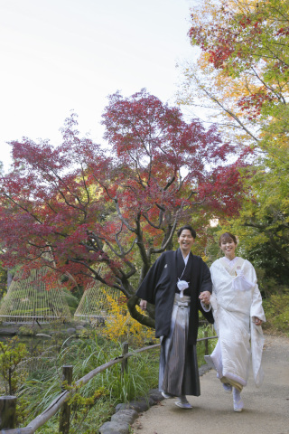 甘泉園で紅葉散策！！