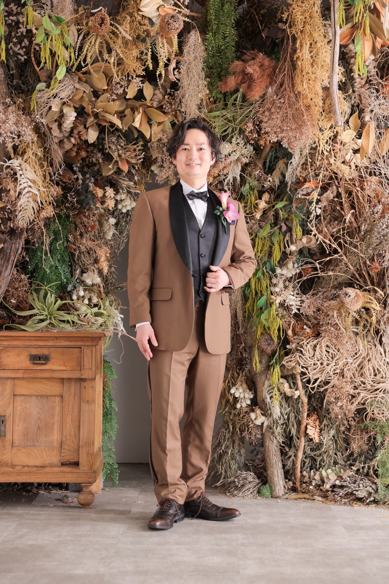 新郎様のソロショット