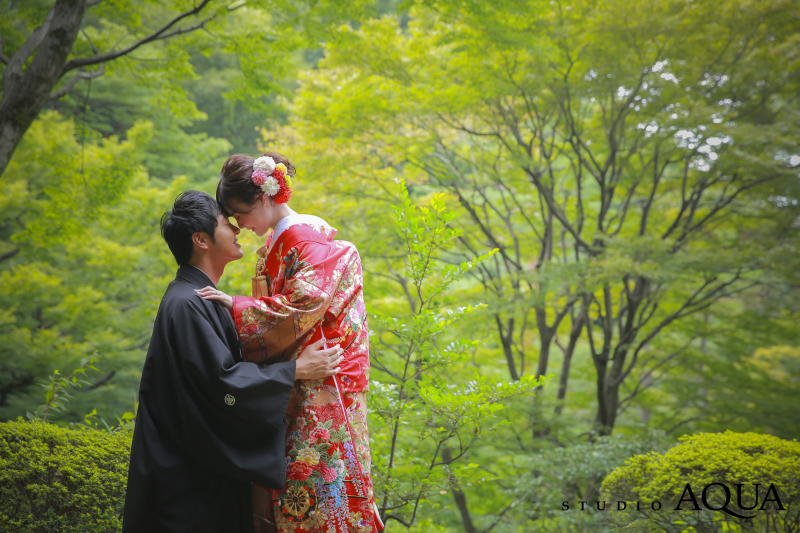 緑に囲まれて‥