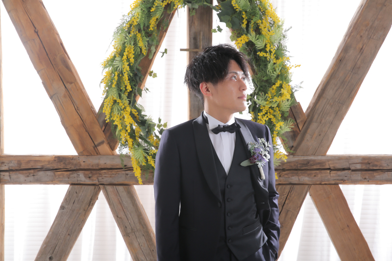 新郎ソロカットアップ！