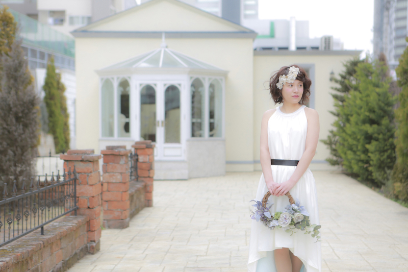 『オシャレな街並みで』