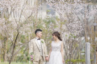 スタジオアクア新宿店です。 新宿中央公園の桜の開花状況です。