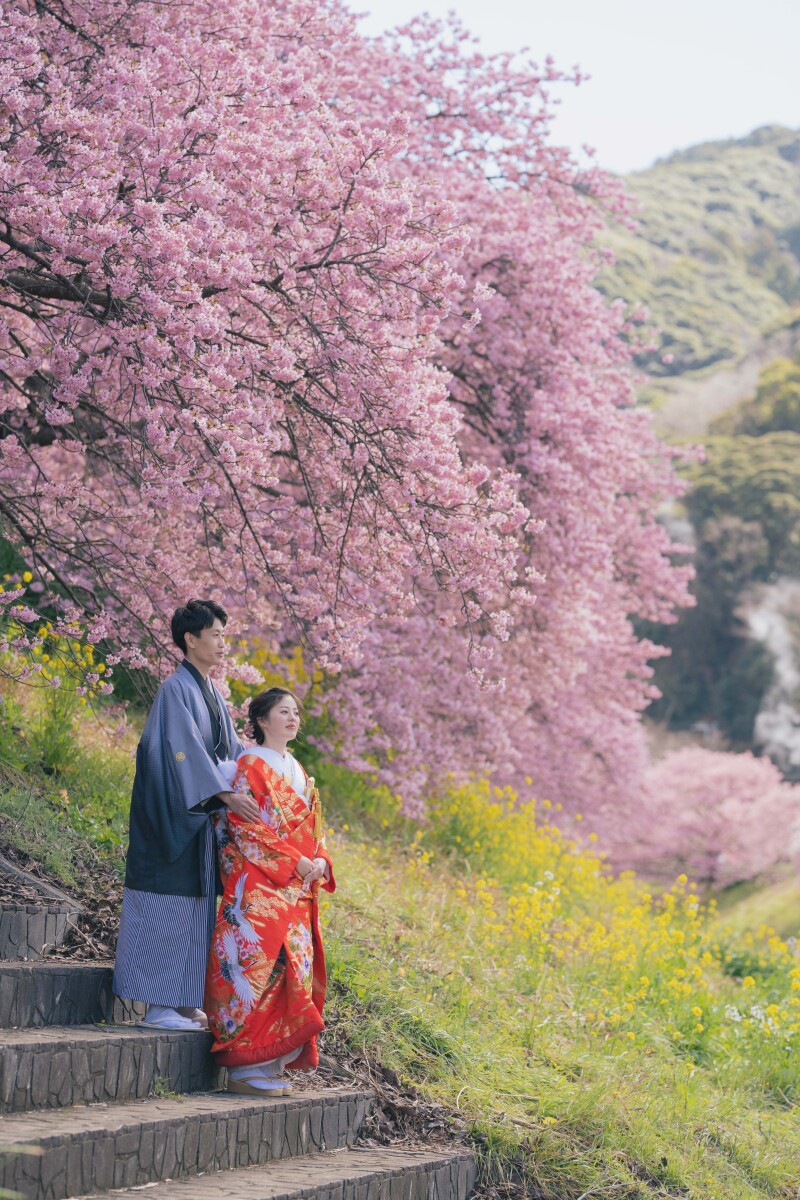 菜の花も一緒に