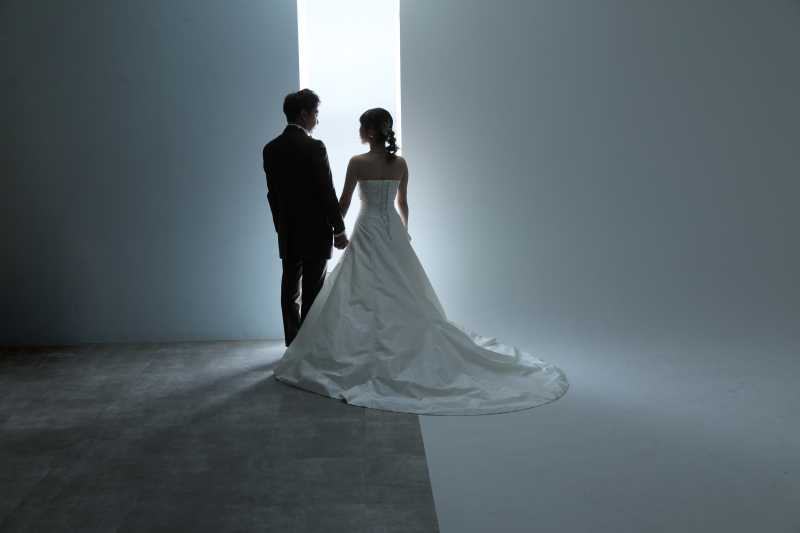 挙式のような退場シーン