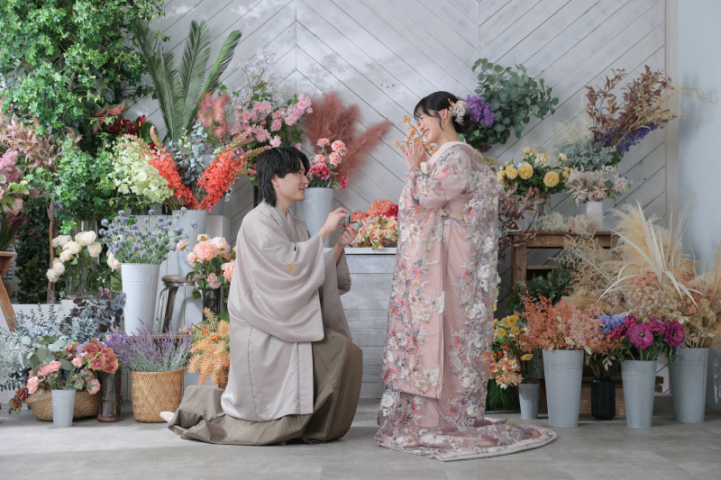 お花屋さんの背景