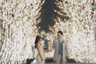 東京周遊でイルミネーションフォト