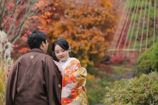 紅葉の和洋ロケーション