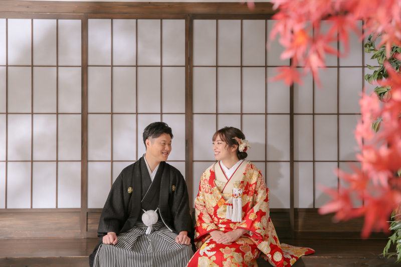 屋内庭園スタジオ撮影