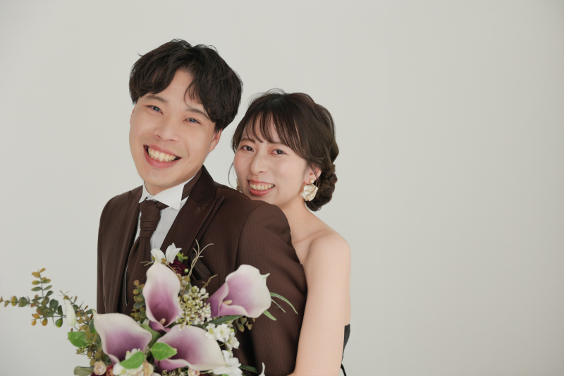 おふたりらしさ溢れる笑顔!