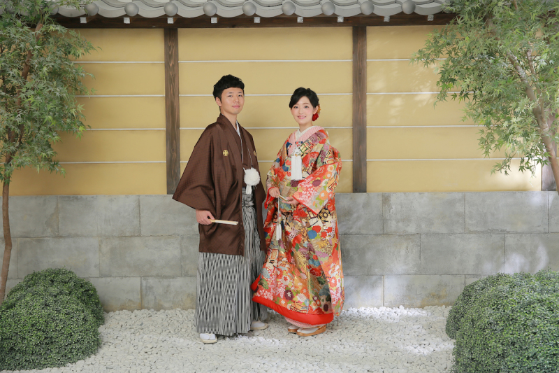 お二人で立ち姿