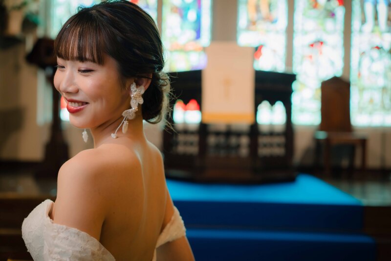 新婦様のソロショット