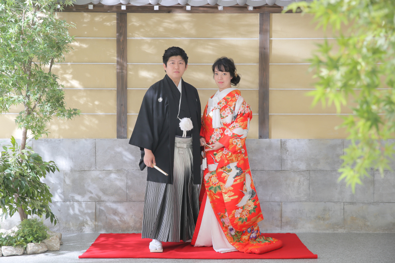 お二人の立ち姿