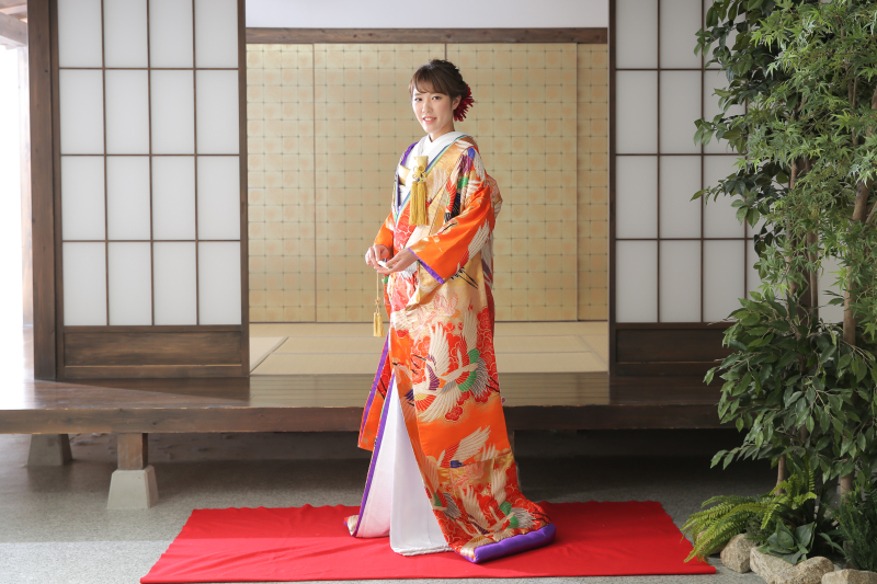 ご新婦様のソロショット。