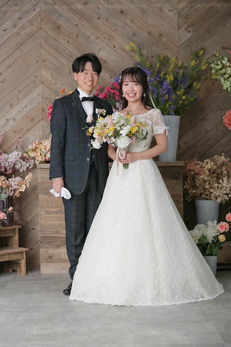 まずは王道かっちりポーズ