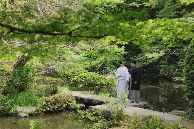 甘泉園の撮影スポット