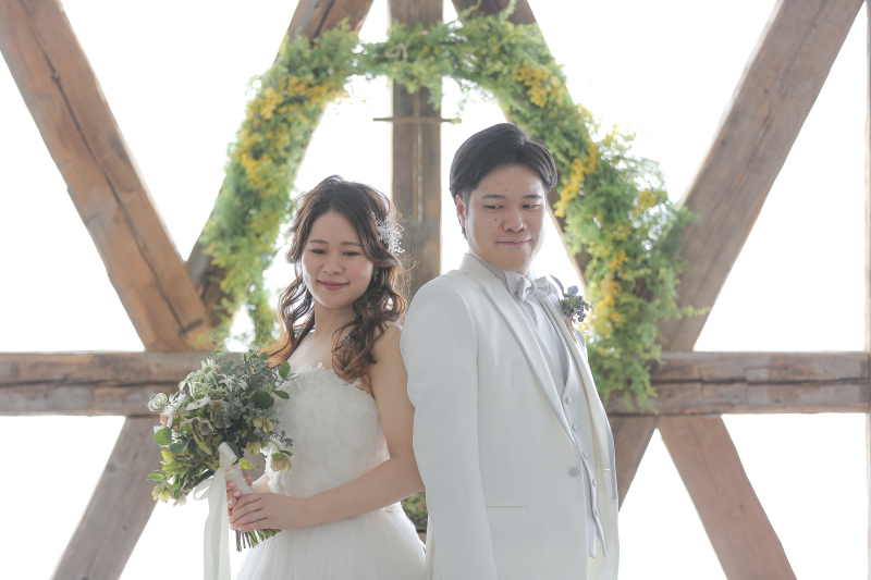 ウエディングドレスへお着替え！