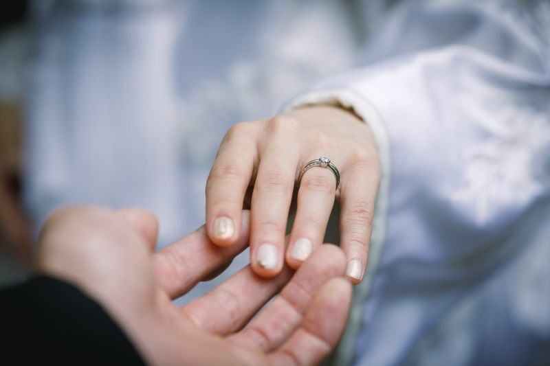 手元のショットも