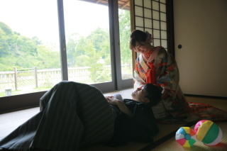 和室でゆっくり