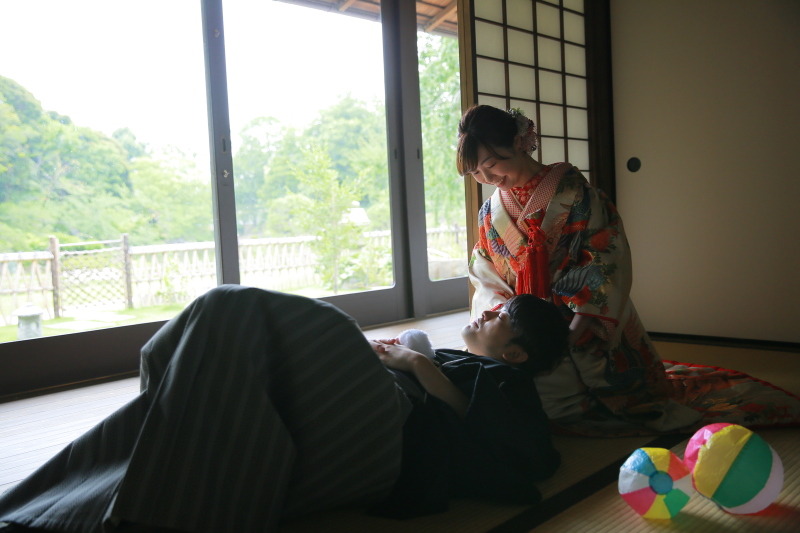 和室でゆっくり